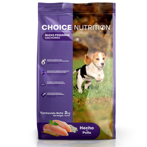 Choice Nutrition Alimento Avanzado Seco para Cachorro Razas Peque�as Receta Pollo, 2 kg