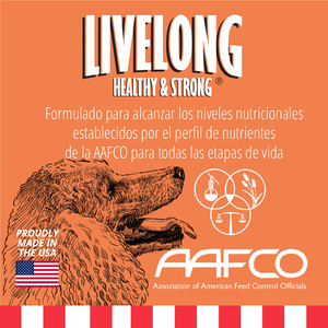 Livelong Healthy & Strong Alimento Natural H�medo para Perro Todas las Edades Receta Salm�n/Camote, 362 g