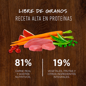 Instinct Original Libre de Granos Alimento Natural para Gato Todas las Edades Receta Pato, 2 kg