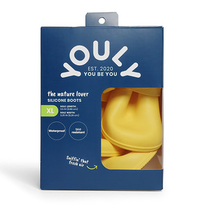 Youly The Nature Lover Botas de Silic�n Color Amarillo para Perro, X-Grande