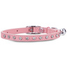 Bond & Co Collar de Piel Cierre de Seguridad El�stico con Incrustaciones Brillantes para Gato, Rosa Bond & Co Collar de Piel Cierre de Seguridad El�stico con Incrustaciones Brillantes para Gato, Rosa