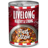 Livelong Healthy & Strong Alimento Natural H�medo para Perro Todas las Edades Receta Estofado Res, 340 g Livelong Healthy & Strong Alimento Natural H�medo para Perro Todas las Edades Receta Estofado Res, 340 g