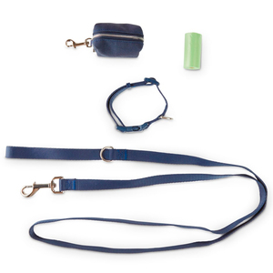 Bond & Co Kit de Paseo Color Carb�n con Correa de 1.8 m para Perro, Chico