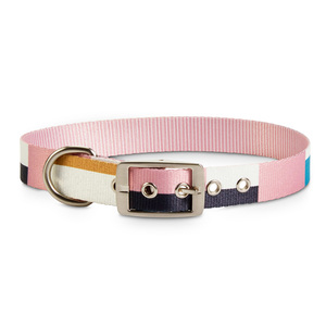 Bond & Co Collar Rosa Doble Vista Dise�o a Cuadros para Perro, Grande/X-Grande