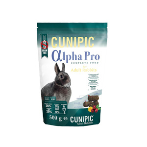 Cunipic Alpha Pro Alimento Completo para Conejo Adulto, 500 g