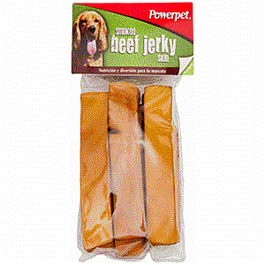 Powerpet Jerky Ahumado de Res para Perro, 226 g