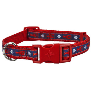 Good2Go Collar Rojo Dise�o Langostas con Broche para Perro, Chico