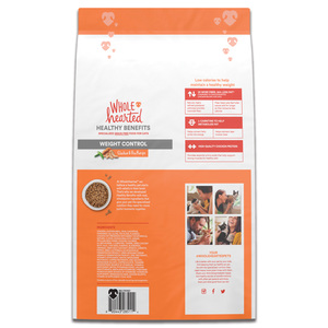 WholeHearted Healthy Benefits Alimento Natural para Gato Adulto Control de Peso Receta Pollo y Chícharo, 2.2 kg