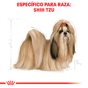 Royal Canin Alimento Seco para Perro Adulto Raza Shih Tzu Receta Pollo, 1.1 kg