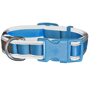 Good2Go Collar Reflejante con Luz LED Recargable Color Verde para Perro, Mediano