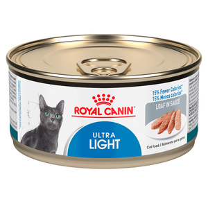 Royal Canin Ultra Light Alimento H�medo para Gato Adulto Receta Pollo, 165 g