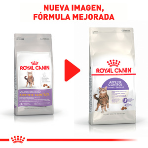 Royal Canin Control de Apetito Alimento Seco para Gato Adulto Esterilizado Receta Pollo, 5.9 kg