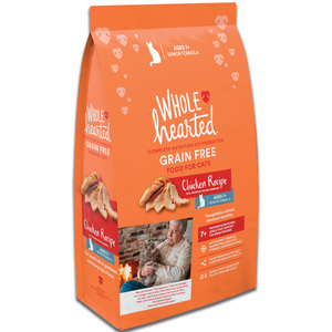 Wholehearted Libre de Granos Alimento Natural para Gato Senior Receta Pollo, 2.2 kg