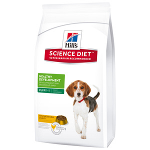 Hill's Science Diet Alimento Seco para Cachorro Raza Grande Receta Pollo y Cebada, 13.6 kg