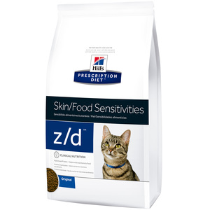 Hill's�Prescription Diet z/d Alimento Seco para Alergias Alimentarias para Gato Adulto, 1.8 kg