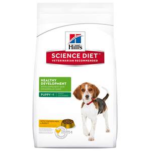 Hill's Science Diet Alimento Seco para Cachorro Raza Grande Receta Pollo y Cebada, 13.6 kg