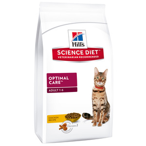 Hill's Science Diet Alimento Seco para Gato Adulto Receta Pollo, 1.8 kg