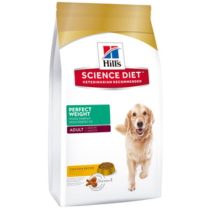 Hill's Science Diet Perfect Weight Alimento Seco para Perro Adulto Reducci�n de peso Receta Pollo, 1.8 kg