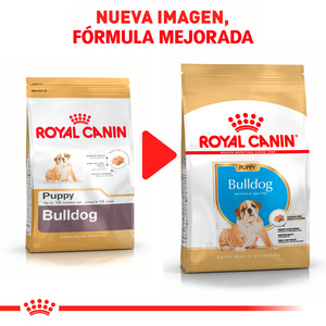 Royal Canin Alimento Seco para Cachorro Raza Bulldog Receta Pollo, 13.6 kg