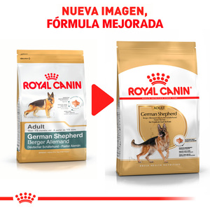 Royal Canin Alimento Seco para perro Adulto Raza Pastor Aleman Receta Pollo, 13.6 kg