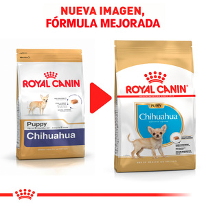 Royal Canin Alimento Seco para Cachorro Raza Chihuahua Receta Pollo, 1.1 kg