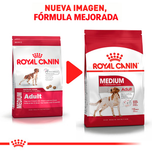Royal Canin Alimento Seco para Perro Adulto Raza Mediana Receta Pollo, 13.6 kg