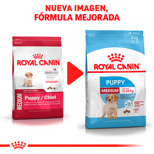 Royal Canin Alimento Seco para Cachorro Raza Mediana Receta Pollo, 13.6 kg