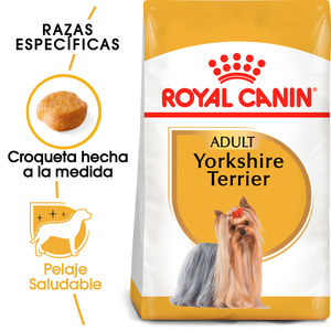 Royal Canin Alimento Seco para Perro Adulto Raza Yorkshire Terrier Receta Pollo, 1.1 kg