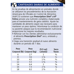 Hill's�Prescription Diet z/d Alimento Seco para Alergias Alimentarias para Gato Adulto, 1.8 kg