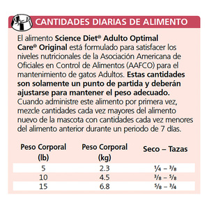 Hill's Science Diet Alimento Seco para Gato Adulto Receta Pollo, 1.8 kg