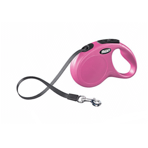 Flexi Correa retráctil classic rosa   X chica 2 mts