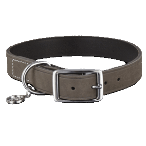 Bond Collar para Perro Gris Plomo Liso   GD:45 CM