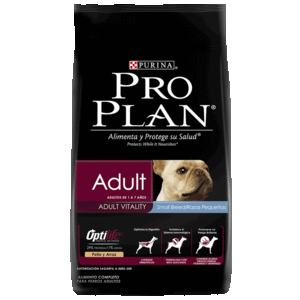 Pro Plan Optihealth Alimento Seco para Perro Adulto Raza Pequeña Receta Pollo y Arroz, 1 kg