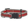 Good2Go Collar Reflejante Color Rojo con Broche Negro para Perro, Mediano