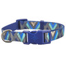 Good2Go Collar Azul Dise�o Chevron con Broche Azul Marino para Perro, Chico