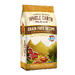Whole Earth Farms Alimento Natural sin Granos para Perro Todas las Edades Receta Pollo y Pavo, 5.4 kg