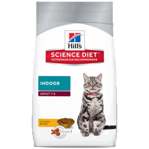Hill's Science Diet Alimento Seco para Gato Adulto de Interior Receta Pollo, 1.6 kg