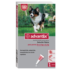 Advantix Pipeta Antiparasitaria Externa para Perro, 10 a 25 kg