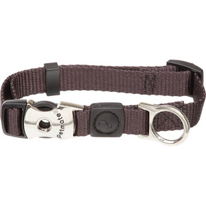 Petmate Collar Serie Deluxe Nylon Color Negro para Perro, Mediano