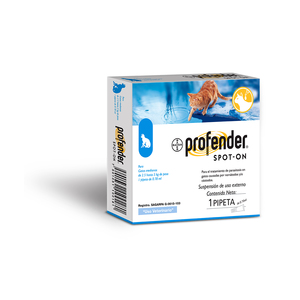 Profender Spot-On Pipeta Desparasitante Intestinal para Gato, Mediano