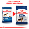 Royal Canin Alimento Seco para Perro Adulto Raza Grande Receta Pollo, 15.9 kg