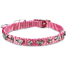 Bond & Co Collar Rosa con Incrustaciones de Corazones para Perro, XX-Chico